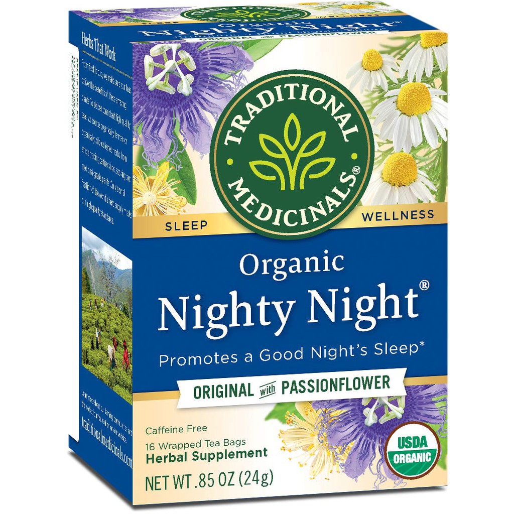 Trà Hữu Cơ Giúp Ngủ Ngon Traditional Medicinals Nighty Night