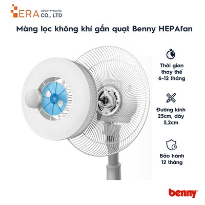 Màng lọc không khí gắn quạt Benny HEPAfan