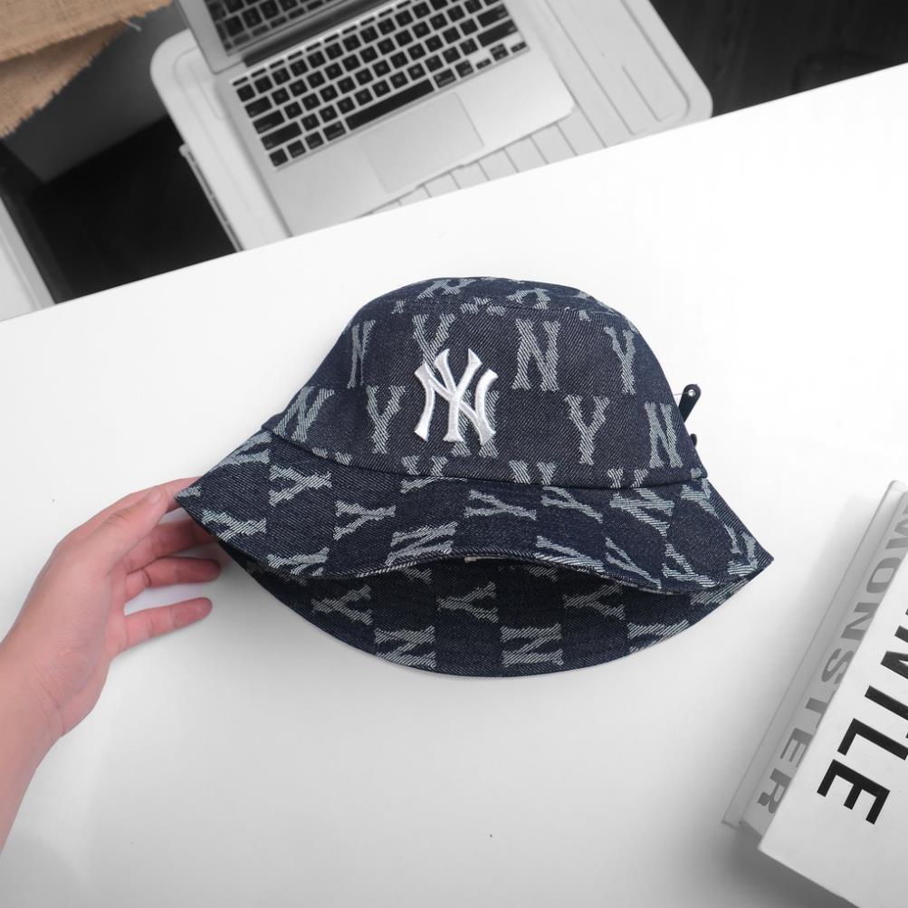 Nón kết & Bucket MLB JEAN WAX KOREA , chất vải jean xanh chính hãng cao cấp, freesize ,chuẩn form