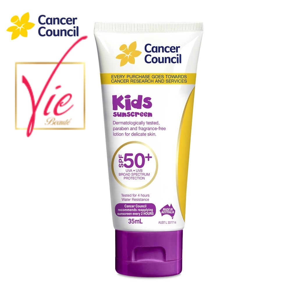 Kem Chống Nắng Cancer Council Kids Sunscreen dành cho trẻ em SPF50+ UVA thumbnail