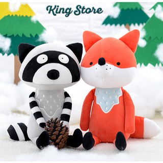 Cáo và Gấu Mèo nhồi bông Metoo - 23cm