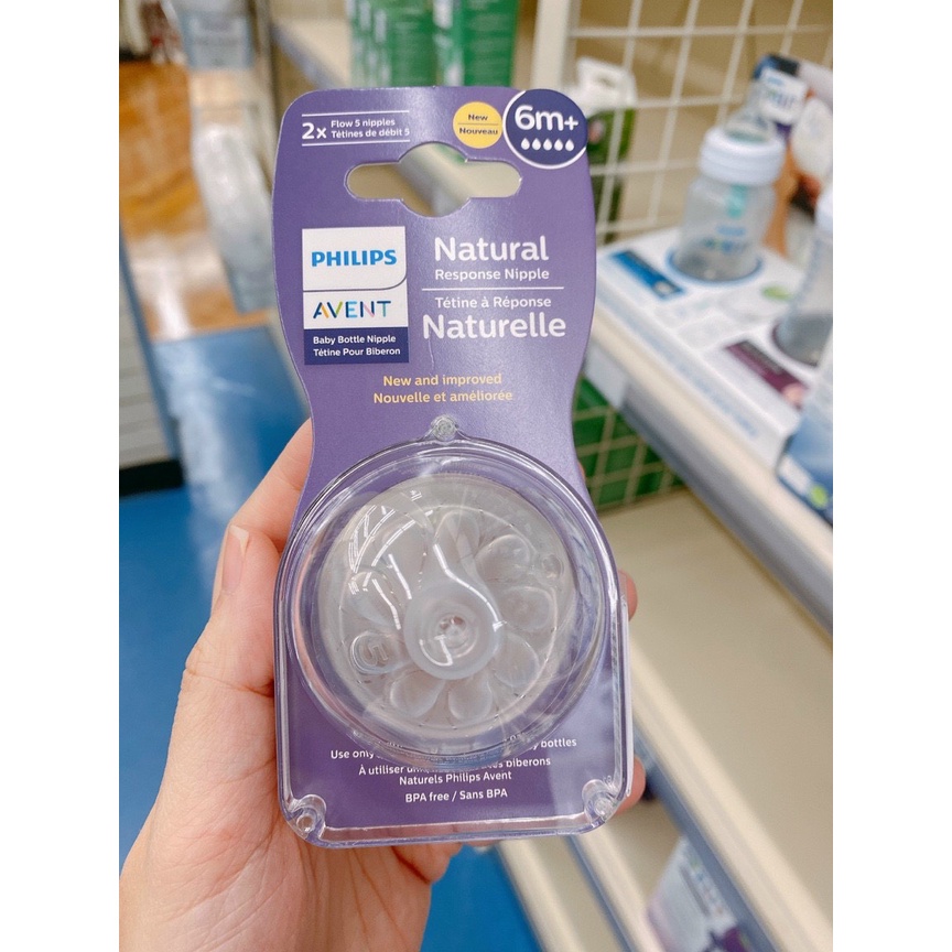 NÚM TI PHILIPS AVENT VỈ ĐÔI số 0,1,2,3,4,5 NATURAL (IB SHOP)