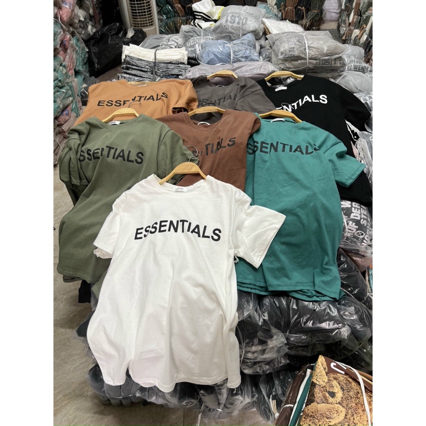 Áo thun nữ basic dấu quần chữ Essen