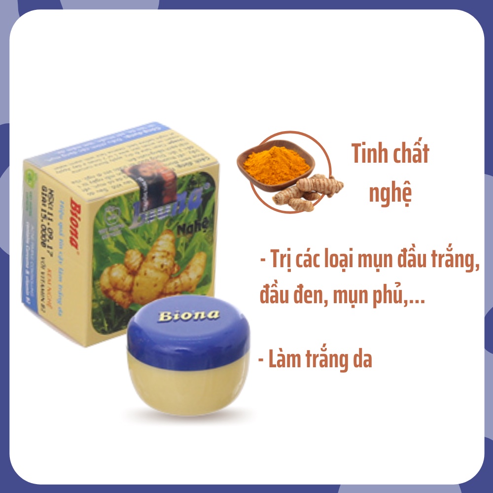 Kem nghệ Biona dùng cho da mụn [TAPH1020]