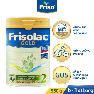 Sữa bột frisolac gold 2 850g