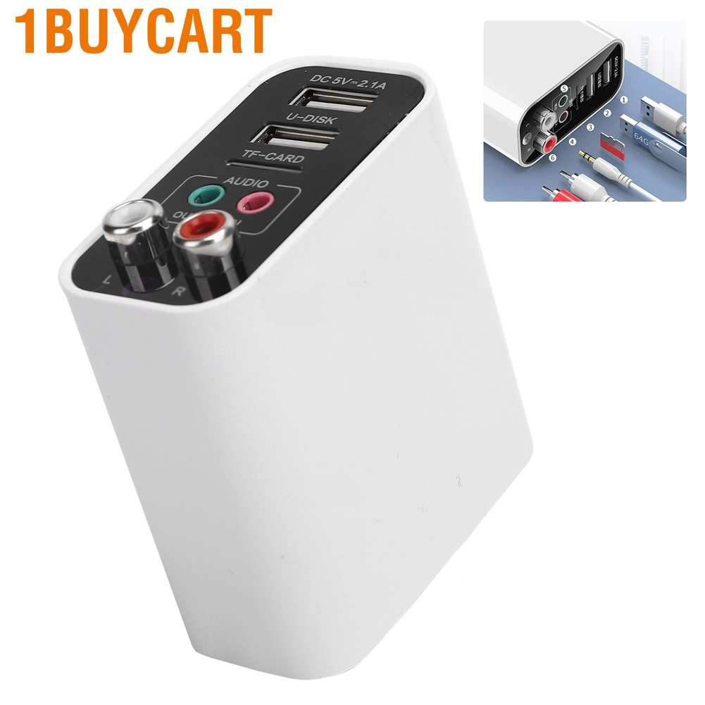 1buycart Bluetooth 5.0 Nhận Tín Hiệu Không Dây Aux Audio 110 240v