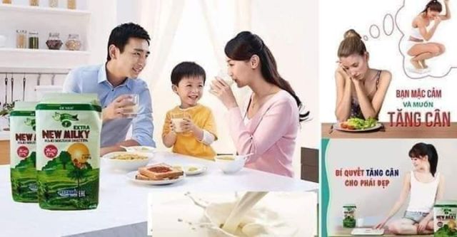 Sữa béo New milky Nga 1kg