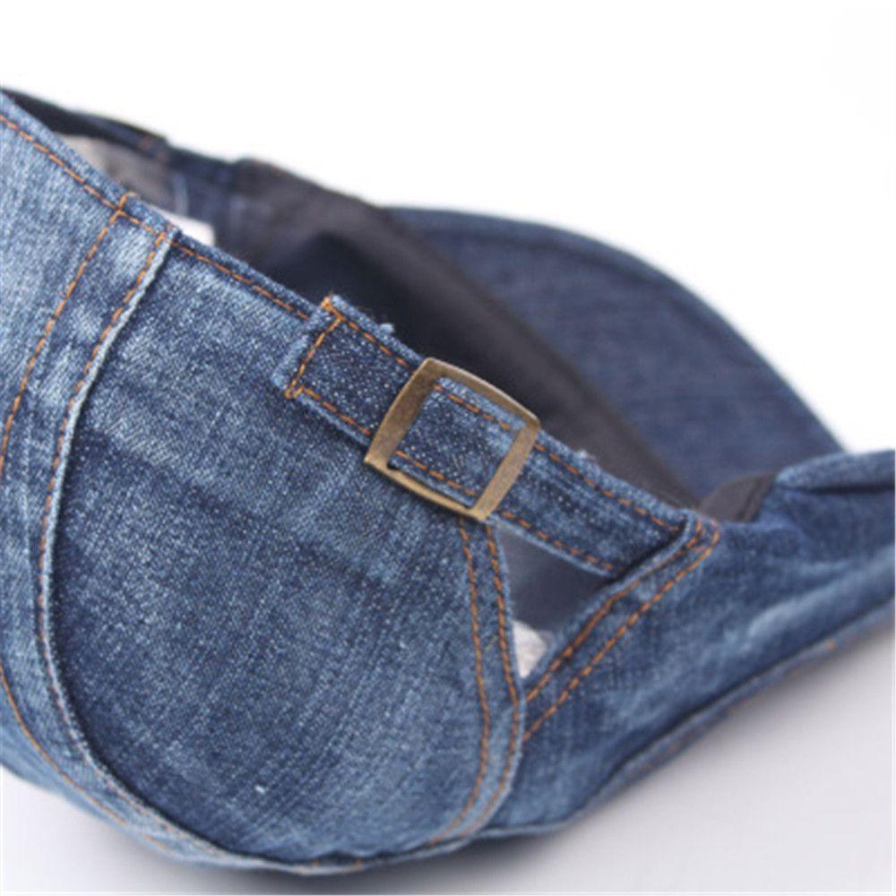 Mũ Beret Denim Phong Cách Mới Có Thể Điều Chỉnh Được