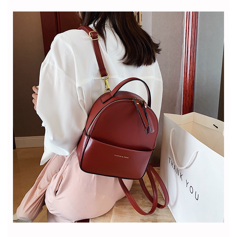Ba lô JASMIN NOIR chất mềm mại thiết kế đơn giản hợp thời trang