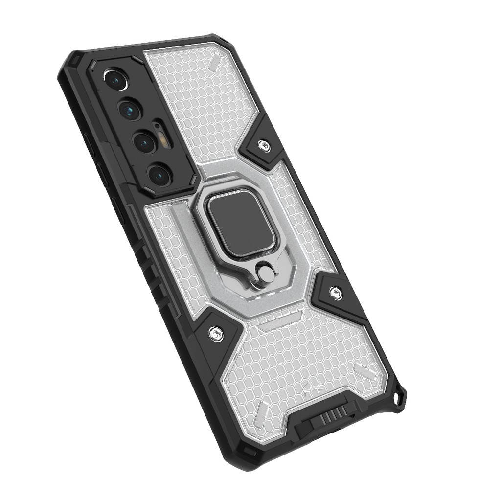 Ốp lưng Xiaomi Mi 10s / Xiaomi 12 / 12x tổ Ong Iring không gian mới chống sốc giá đỡ xem phim