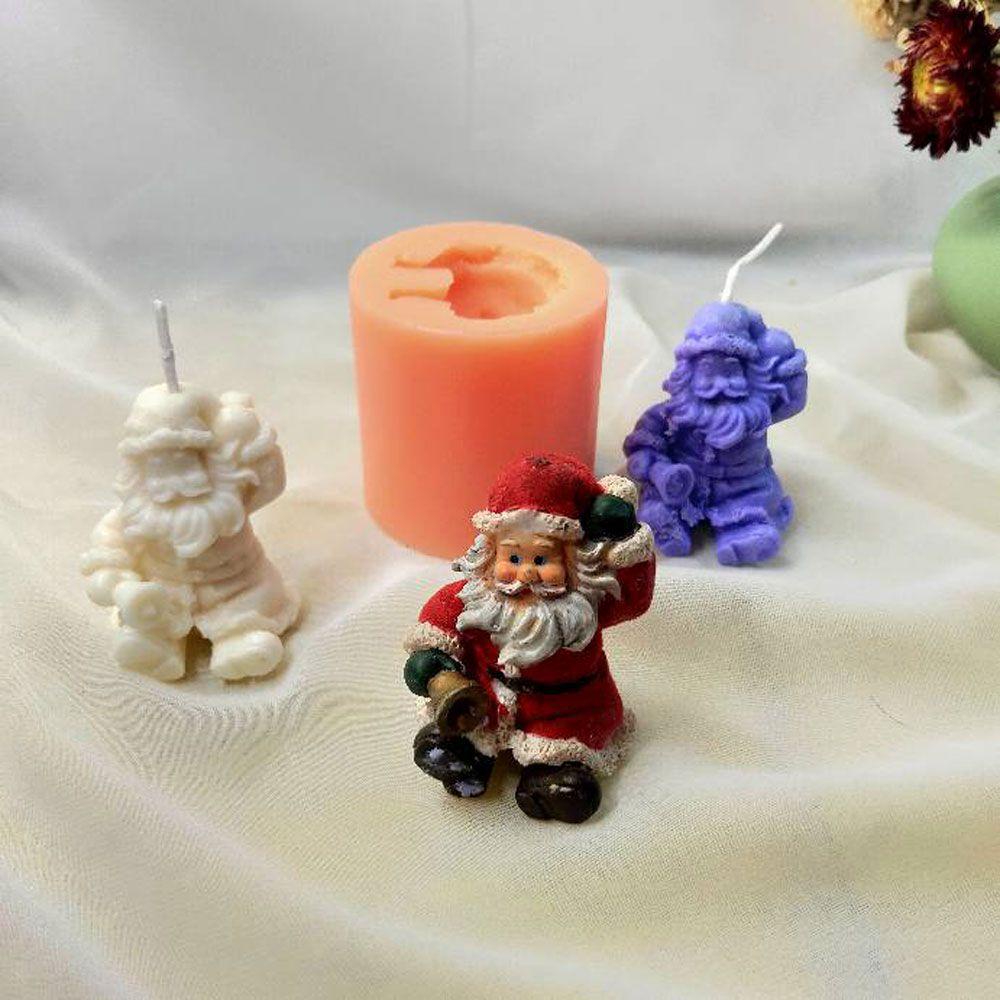 Khuôn Silicon Làm Bánh Kẹo Hình Ông Già Noel DIY