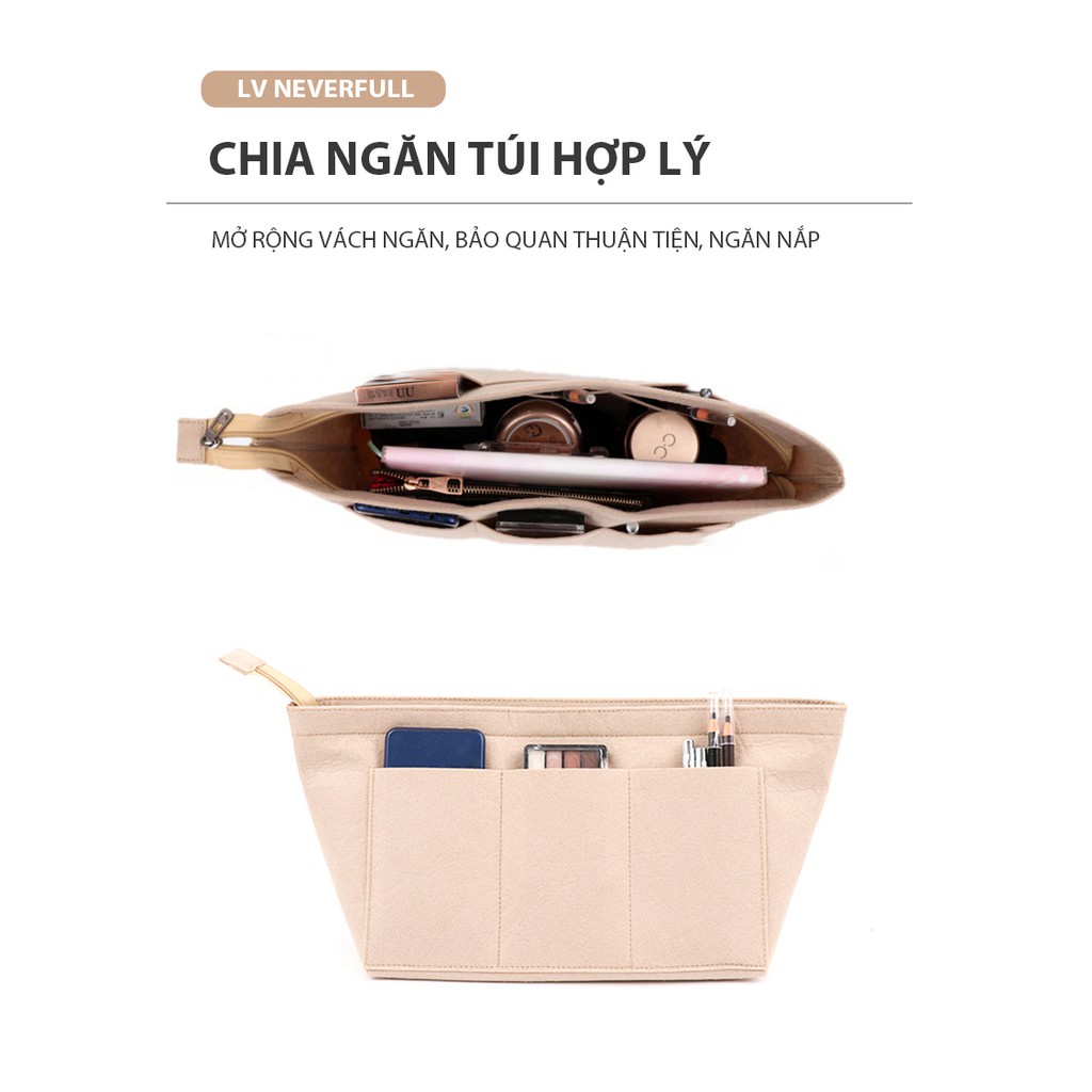 LNF LÓT TÚI LV Neverfull cao cấp full Size loại N-1 | Khách có nhu cầu may Lót túi bất kỳ vui lòng Chat với shop