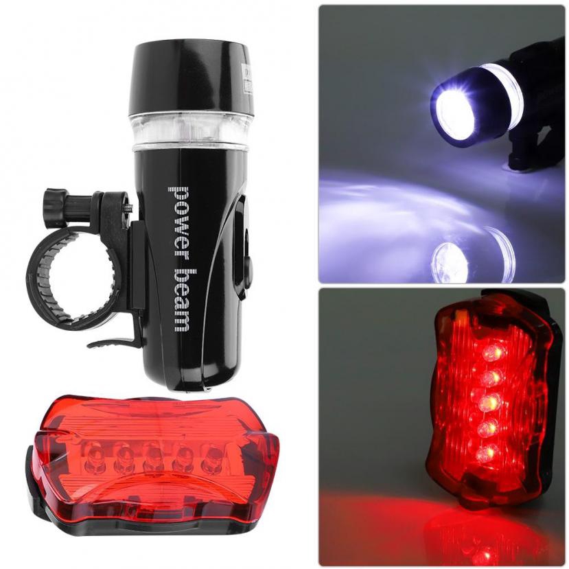 Đèn Led Chống Thấm Nước Gắn Phía Trước Xe Đạp