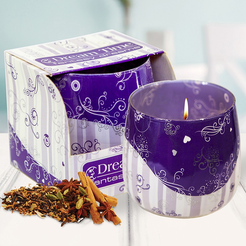 Ly nến thơm tinh dầu Bartek Dream Time 100g QT028497 - hương hoa khô