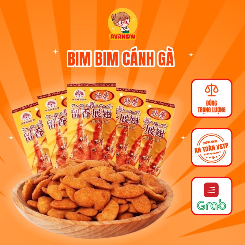 Bim bim cánh gà 26g 🍣 Avanow 🍣 giòn ngon,đồ ăn vặt trung quốc | BigBuy360 - bigbuy360.vn