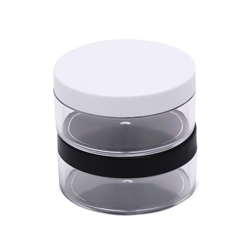 Chai Nhựa Rỗng 50g Đựng Phấn Phủ Trang Điểm