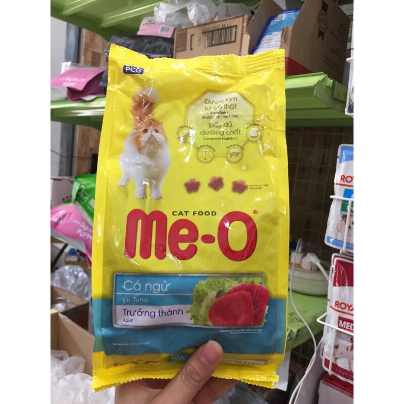 [Mã PET2405 giảm 10% đơn 250K] COMBO 5 GÓI THỨC ĂN CAT FOOD Me-O (350g)