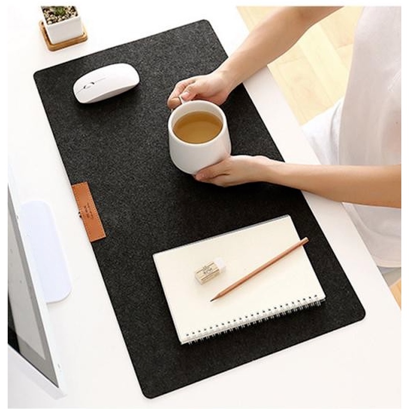 Miếng lót chuột máy tính bằng nỉ mềm cỡ lớn cho văn phòng