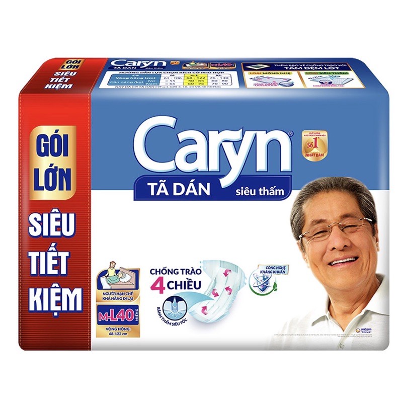 TÃ DÁN CARYN M-L40 cho người hạn chế khả năng đi lại