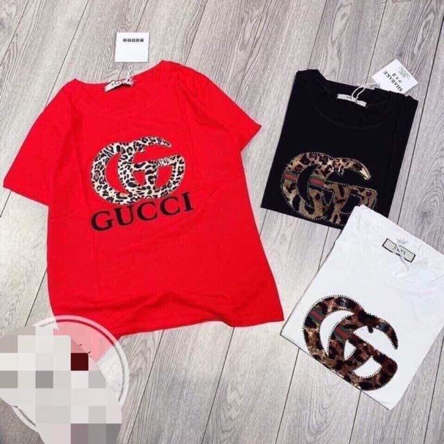 Áo phông ép đá gu xì hiiii