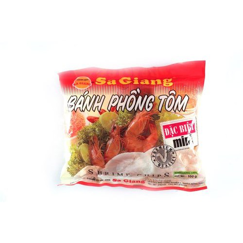 Bánh Phồng Tôm Mini Trắng Sa Giang 100G