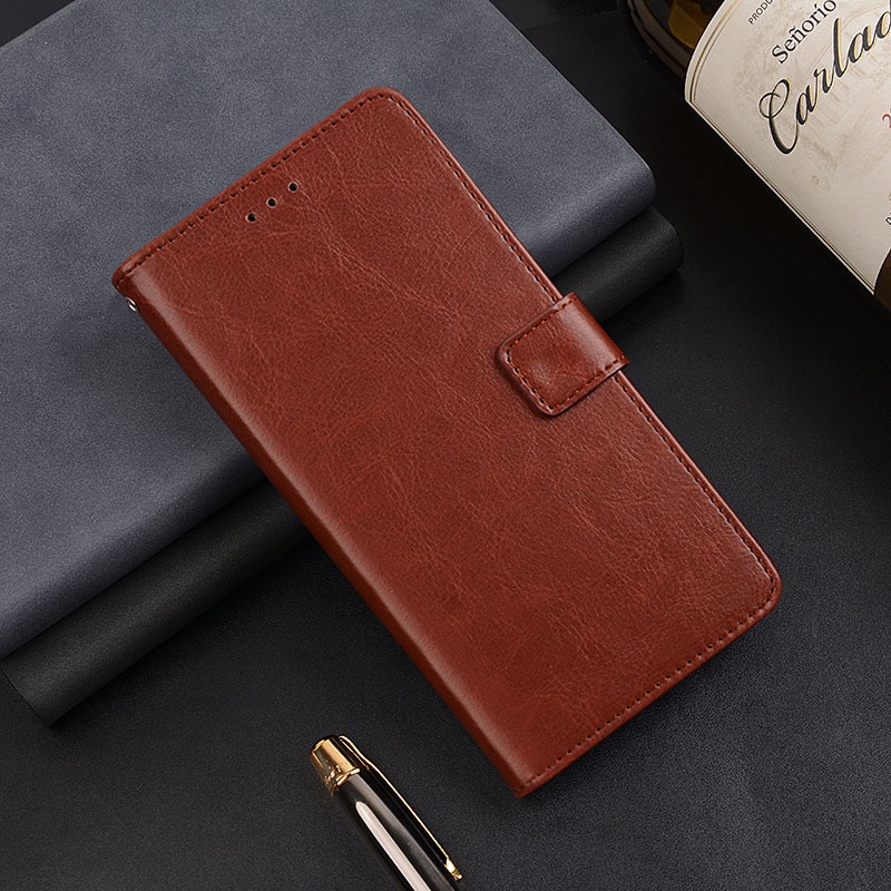 Ốp Bao Da Điện Thoại Nắp Lật Cho Redmi Note 11 11S 10 10S 8T 8 6 7 9S 9 Pro Max 7S 3 4 4X 5A Prime 12 12C 10C A1 Plus