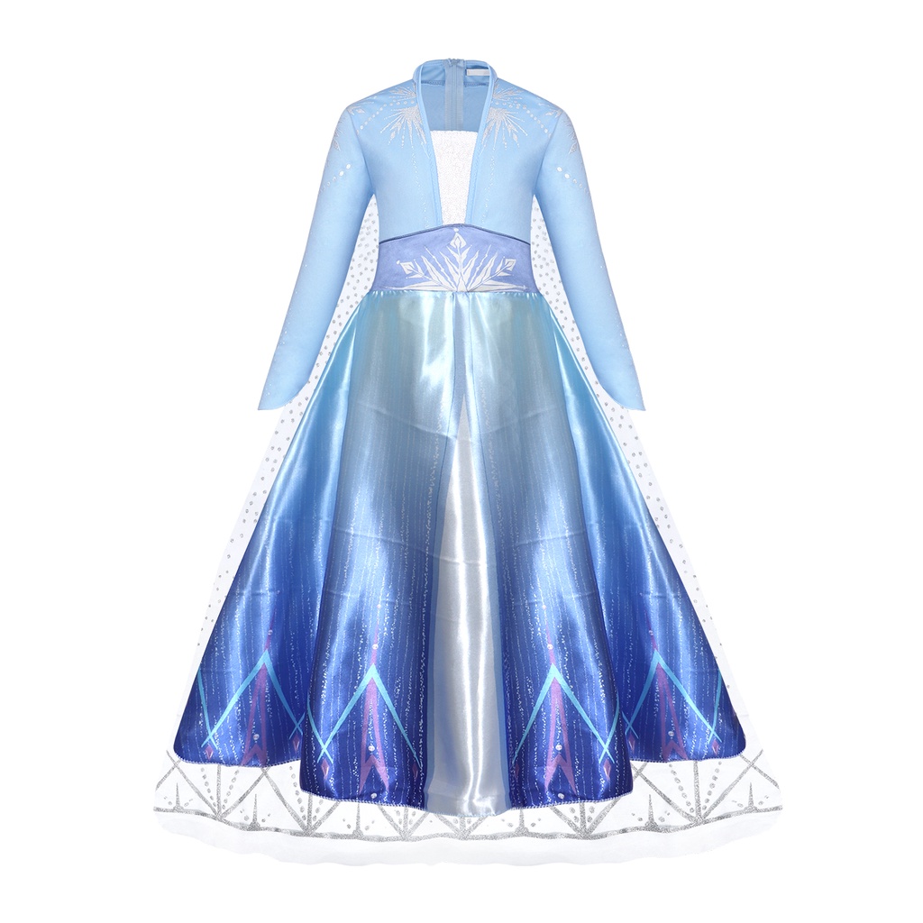 Đầm Công Chúa Elsa 2 Xinh Xắn Cho Bé Gái