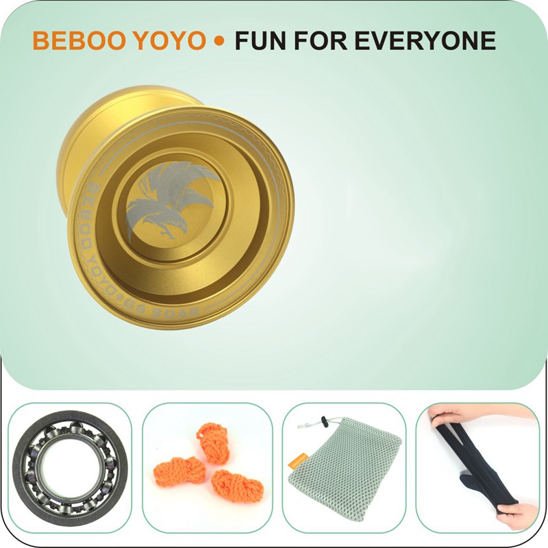 Set con quay yoyo chuyên nghiệp kèm găng tay dễ thương