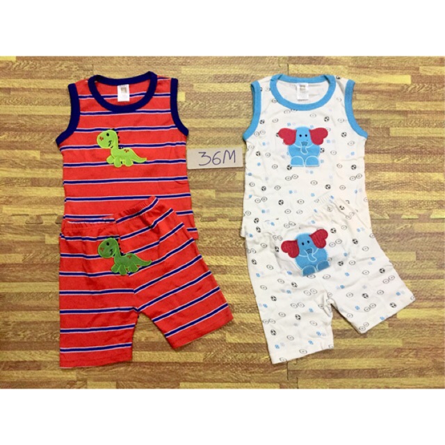 Bộ sát nách cho bé Carter Thái Lan set 2 bộ