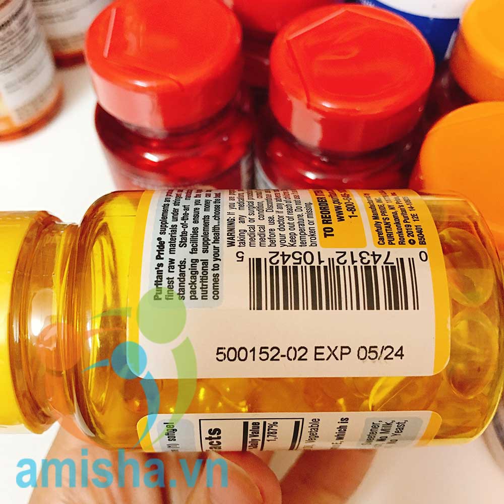 Viên Uống Naturally Sourced Vitamin E-268 mg (400 IU) - 100% Từ Tự Nhiên Hộp 50 Viên Puritan's Pride | BigBuy360 - bigbuy360.vn