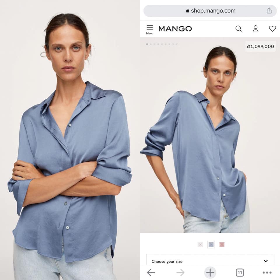 Áo sơ mi nhà Xoài về 3 màu mới