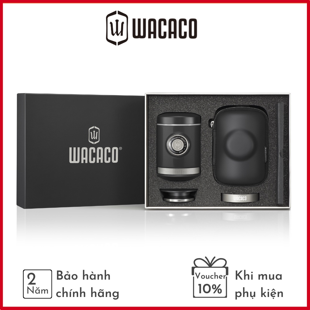 Bộ sản phẩm dụng cụ pha cà phê Wacaco Picopresso và máy xay 1Zpresso K-Max