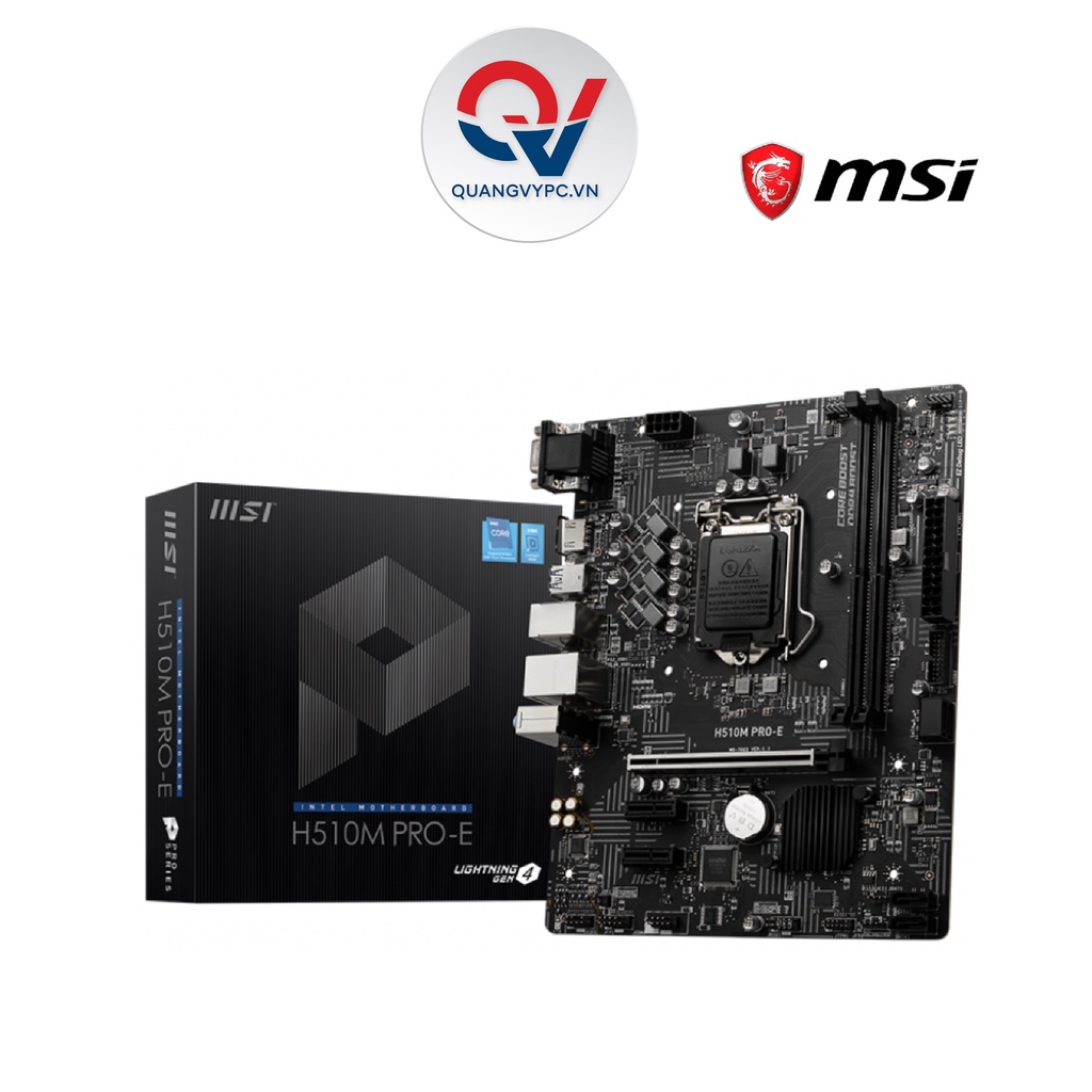 Bo mạch chủ MSI H510M Pro-E CHÍNH HÃNG