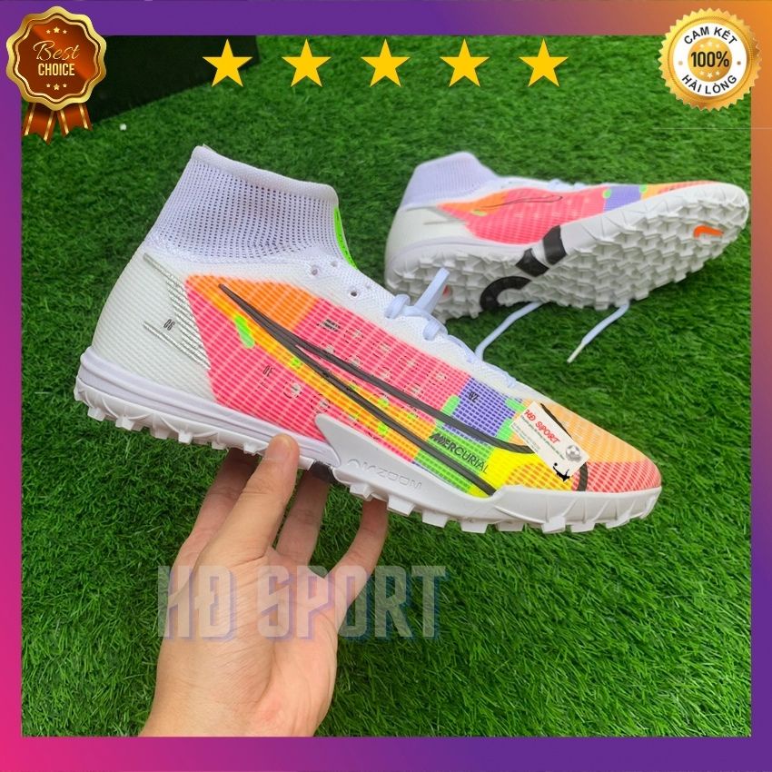 Giày Đá Bóng, Giày Đá Banh Sân Cỏ Nhân Tạo Mercurial Superfly 9 Elite TF