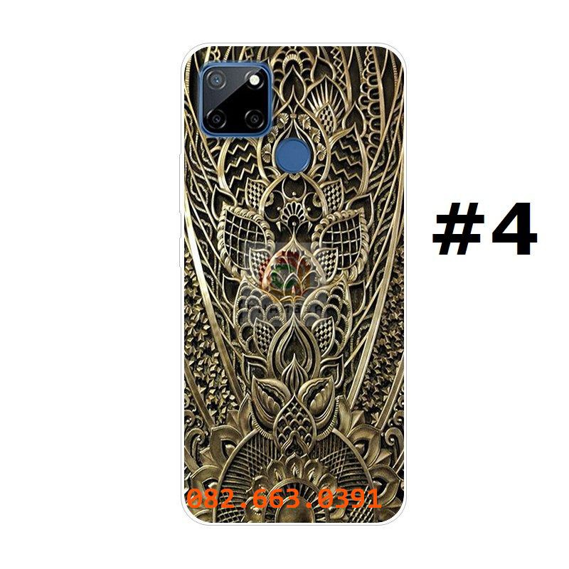 Ốp lưng Realme C15 dẻo in hình bông hoa siêu đẹp