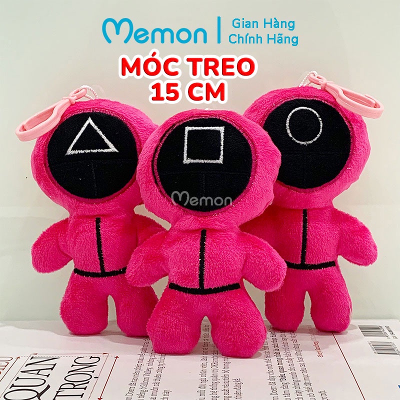 [Mã LIFEMALL2505 giảm 10% đơn 250K] Gấu Bông Trò Chơi Con Mực Squid Game Cao Cấp Memon