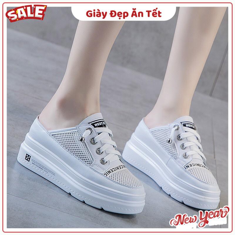 Giày sục thể thao phối lưới Nicen