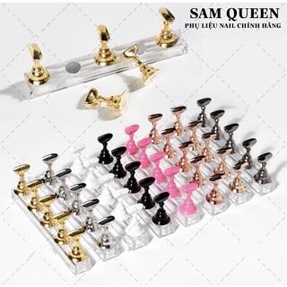 Đế nam châm trưng móng mẫu, tập vẽ, học nail