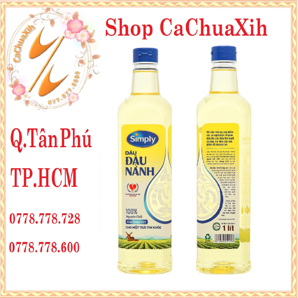 Dầu ăn Simply 1L