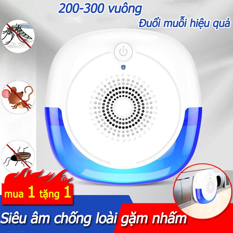 Máy Xua Đuổi Chuột Máy Xua Đuổi Chuột, Muỗi, Gián, Kiến Đuổi Côn Trùng Bằng Sóng Siêu Âm Pest Reject