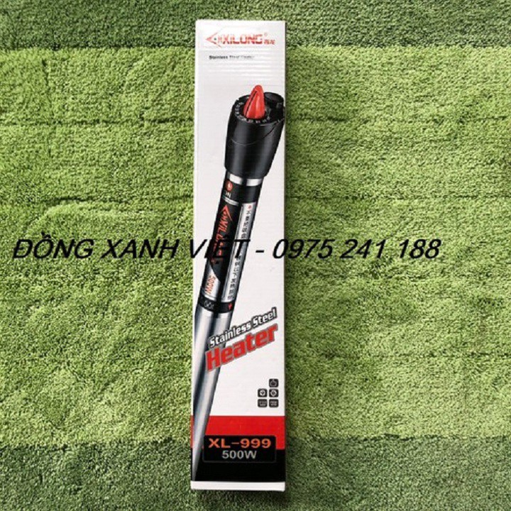 Sưởi hồ cá bằng inox 500W cho bể 100 - 140cm