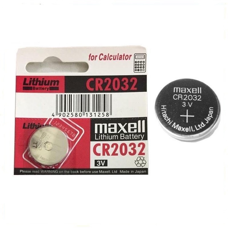 Pin Maxell CR2032 dung lượng đủ loại tốt dành thay pin remote, khóa smartkey