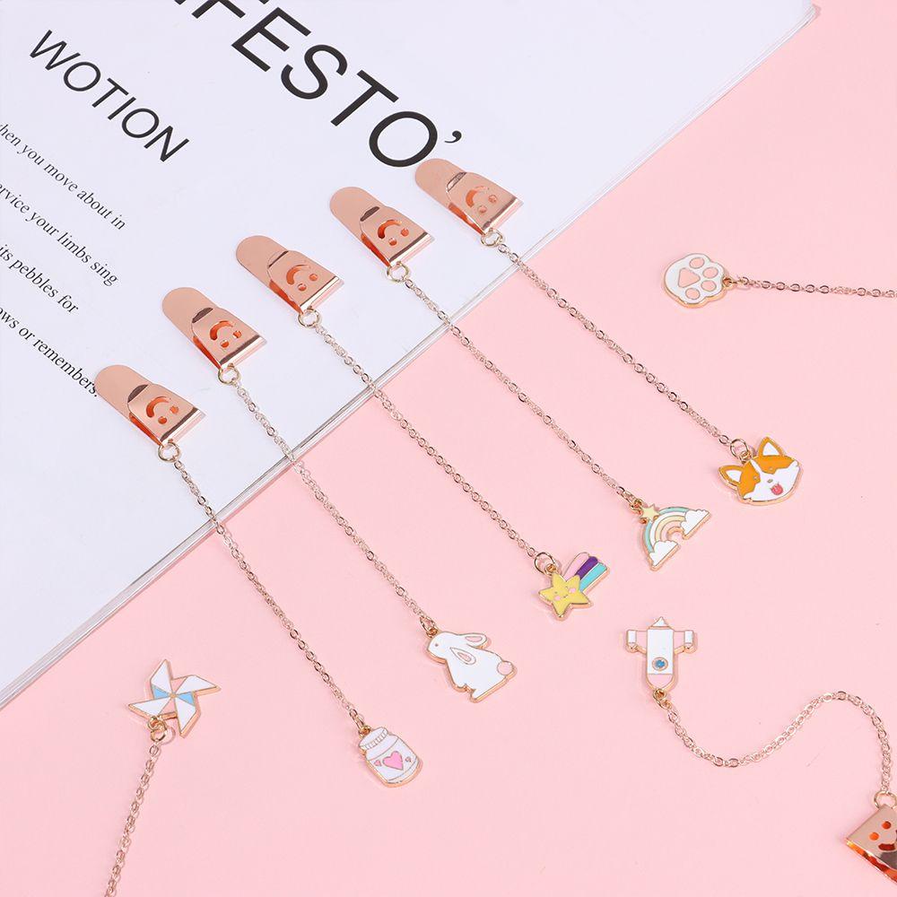 PISTA Thẻ Đánh Dấu Trang Sách Hình Nhân Vật Hoạt Hình Đáng Yêu