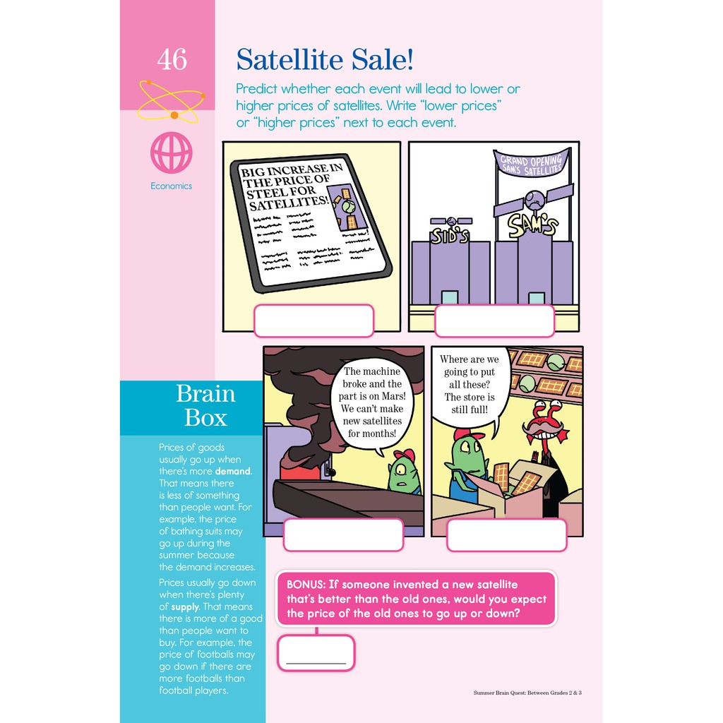 Sách Summer Brain Quest grade 2&3 - Á Châu Books