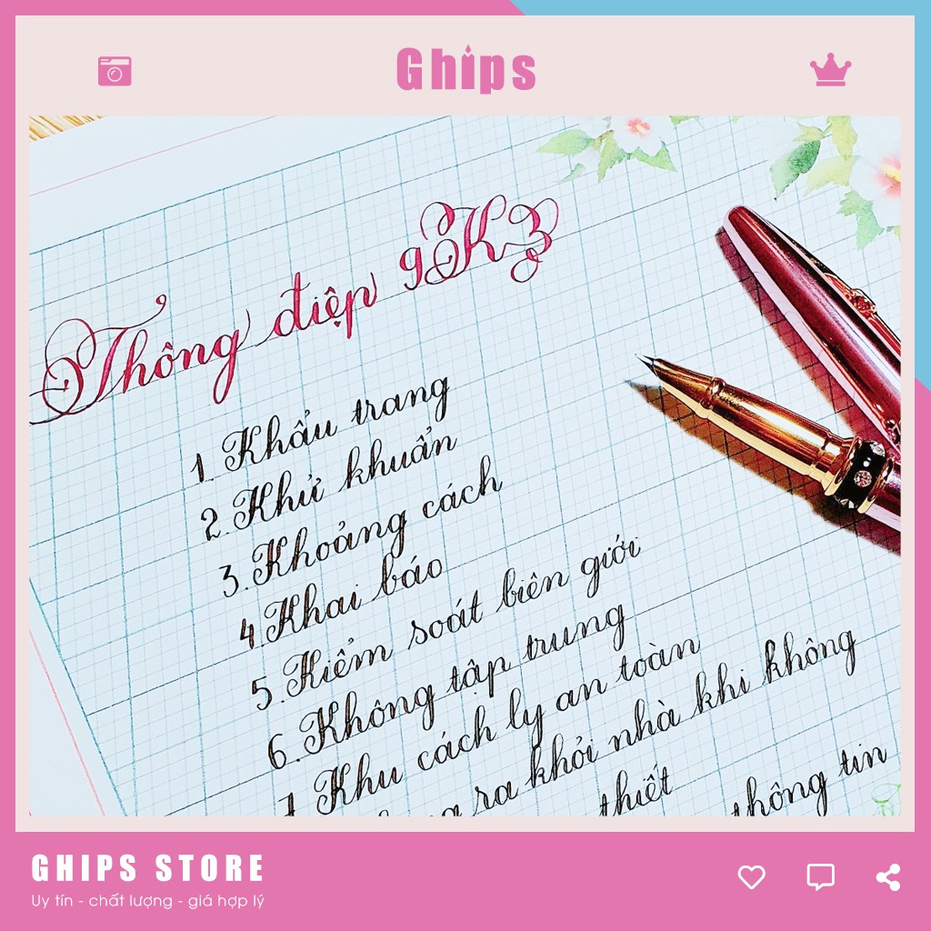 Bút Luyện Chữ Đẹp CG873 Bút Ngòi Kim Tinh Lá Tre Luyện Viết Nét Thanh Nét Đẹp Cao Cấp