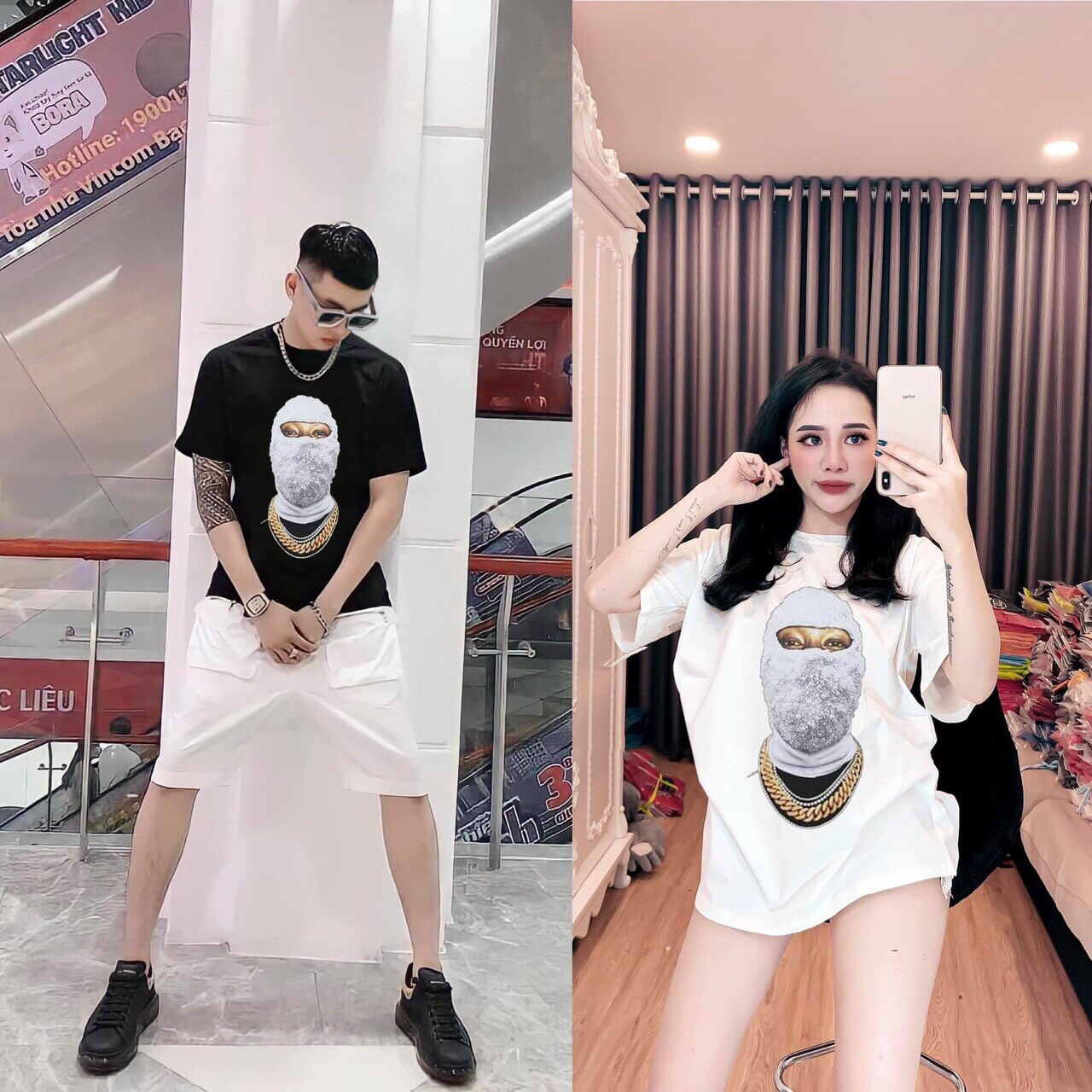 Áo Thun Nam Nữ Thời Trang Hè Cao Cấp Thời Thượng Mềm Mịn Thoáng Mát - AC089