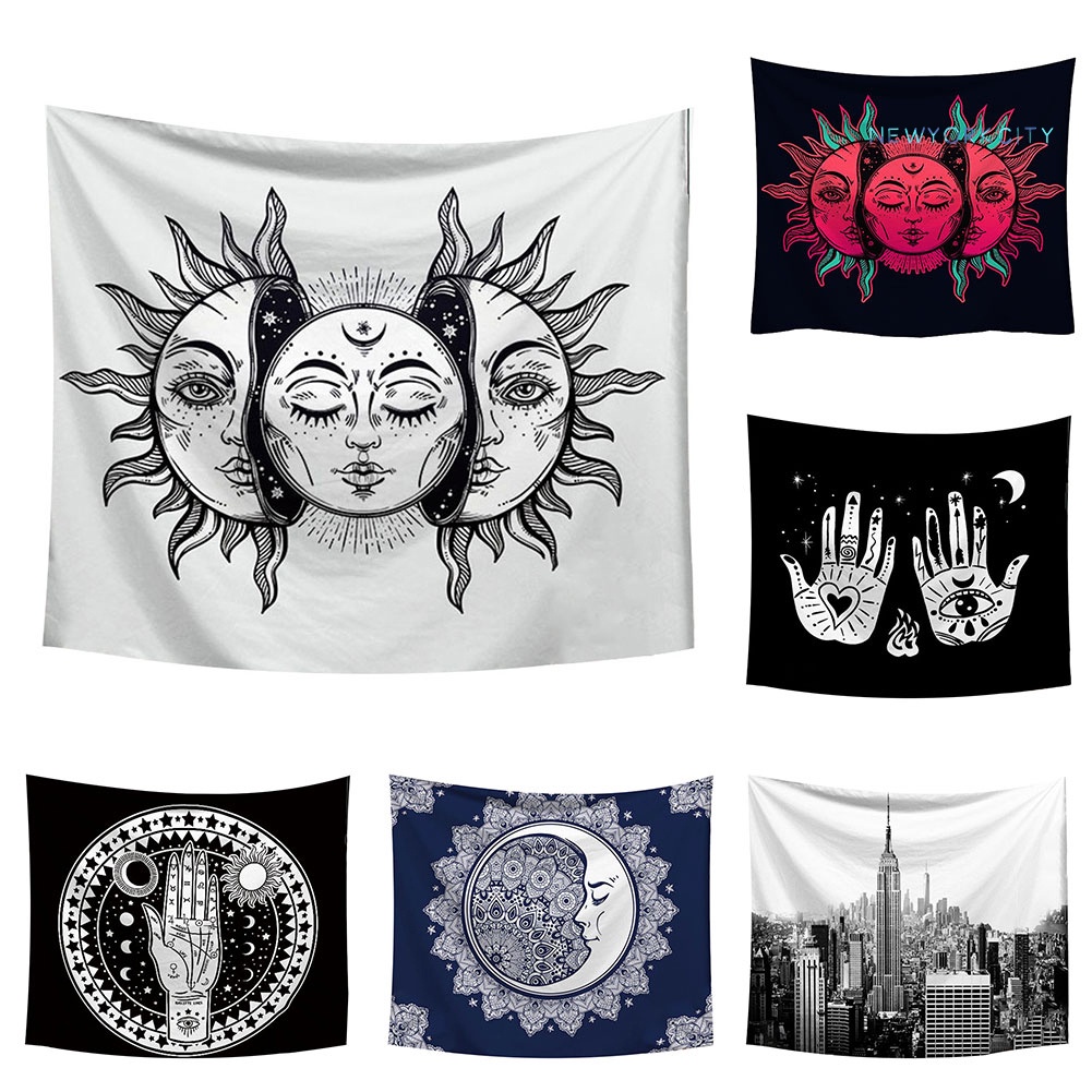 Thảm Treo Tường Trang Trí In Hình Hoạt Hình Đáng Yêu