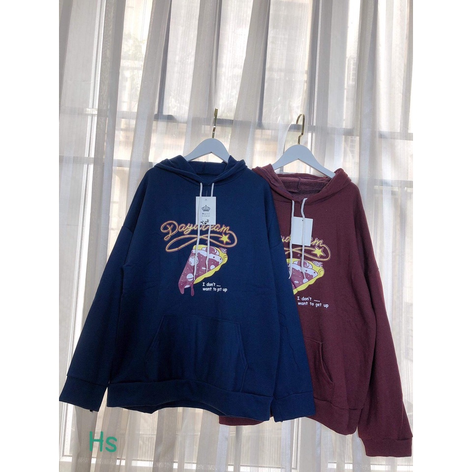 Áo Hoodie Nam Nữ Bánh Pizza 3 Màu Có Ảnh Thật +Video Tự Chụp - Áo Thu Đông Chất Nỉ Mềm Mịn Hottrend 2021 Unisex X.Store