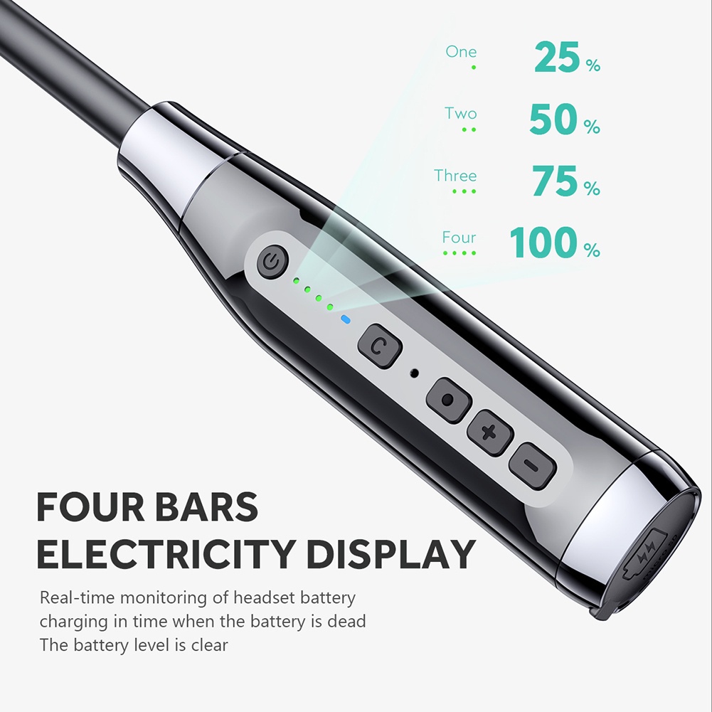Tai nghe bluetooth A12 không dây đeo cổ có micro tiện dụng