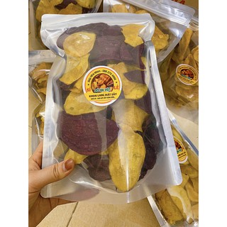 Khoai lang sấy mật mix tím + vàng
